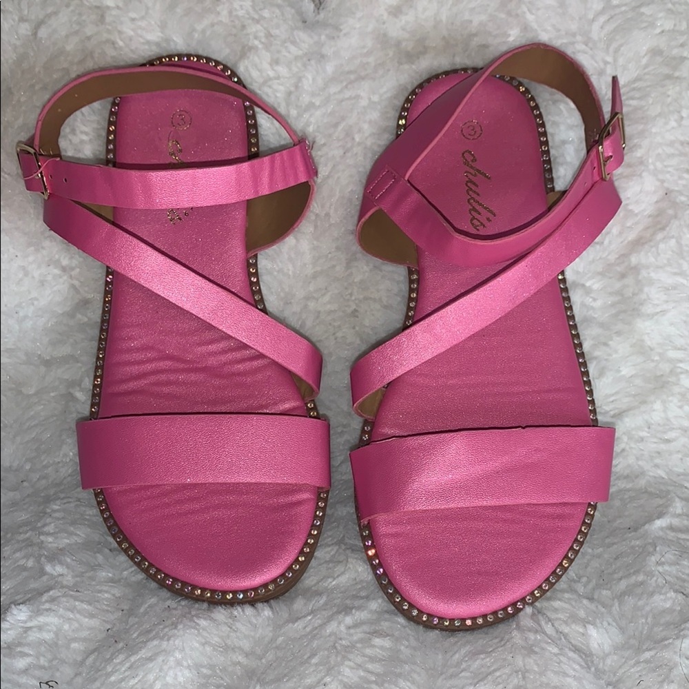 Stylish Pink Sandals for kids girls size 3